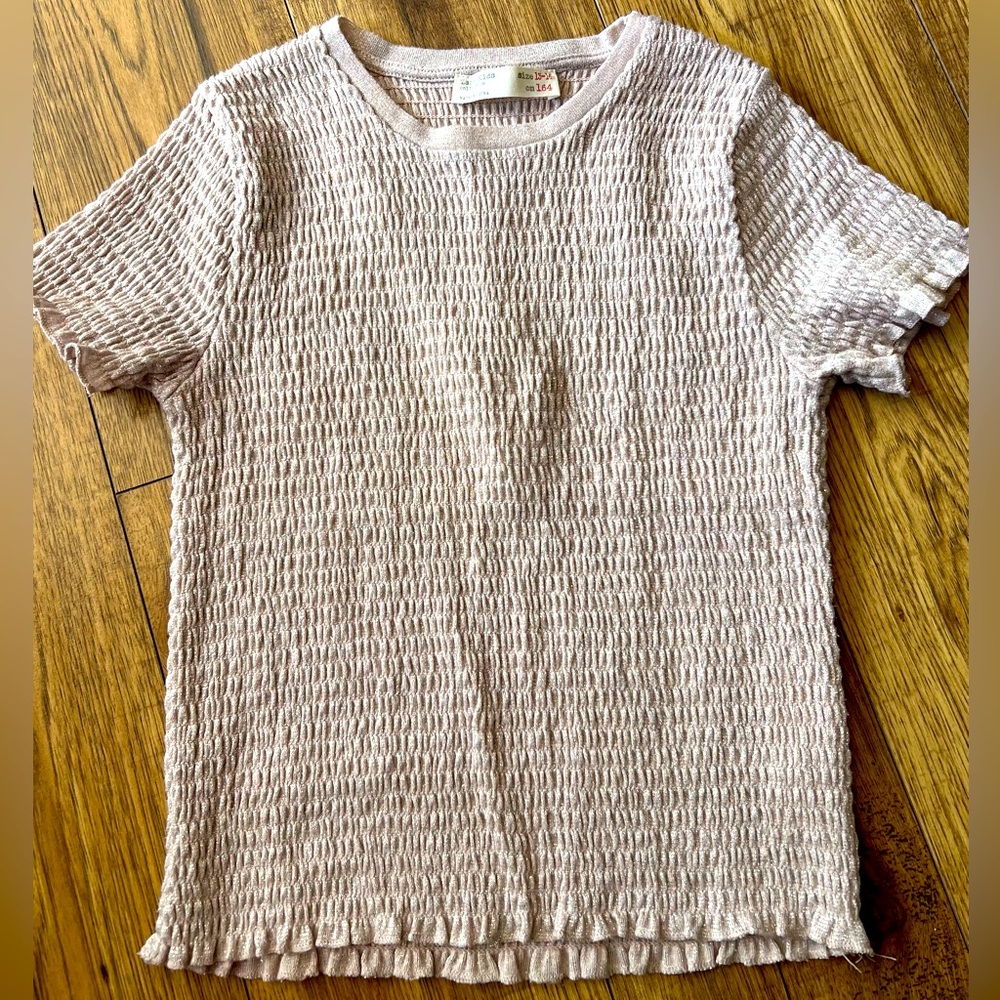 (13-14Y) Zara short sleeved top